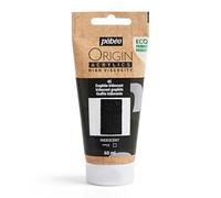 PEBEO - Origin Acrylics 60 ml - Eco-designed Acrylic Paint - High Viscosity - Iridescent Finish - 100% Recycled Binder - 96% European Raw Materials - Iridescent Graphite