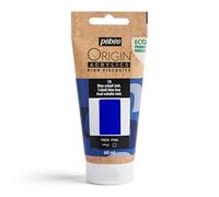 PEBEO - Origin Acrylics 60 ml - Eco-designed Acrylic Paint - High Viscosity - Matt Finish - 100% Recycled Binder - 96% European Raw Materials - Imitation Cobalt Blue