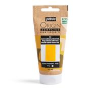 PEBEO - Origin Acrylics 60 ml - Eco-designed Acrylic Paint - High Viscosity - Matt Finish - 100% Recycled Binder - 96% European Raw Materials - Cadmium Yellow Deep Imitation