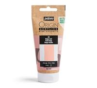 PEBEO - Origin Acrylics 60 ml - Eco-designed Acrylic Paint - High Viscosity - Matt Finish - 100% Recycled Binder - 96% European Raw Materials - Pink Beige