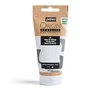 PEBEO - Origin Acrylics 60 ml - Eco-designed Acrylic Paint - High Viscosity - Matt Finish - 100% Recycled Binder - 96% European Raw Materials - Mixed White
