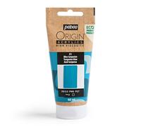 PEBEO - Origin Acrylics 60 ml - Eco-designed Acrylic Paint - High Viscosity - Matt Finish - 100% Recycled Binder - 96% European Raw Materials - Turquoise Blue