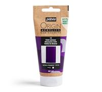 PEBEO - Origin Acrylics 60 ml - Eco-designed Acrylic Paint - High Viscosity - Matt Finish - 100% Recycled Binder - 96% European Raw Materials - Ultramarine Violet