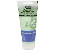 Pebeo Phosphorescent Studio Gel 100ml - 100ML, GREEN