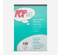 Pebeo : Pop Art Canvas : A4 Pad : 20 Sheets