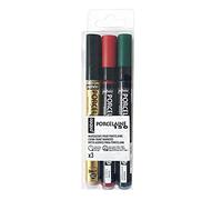 Pebeo Porcelain Markers, Gold, Silver, 3.5x9.5x17cm