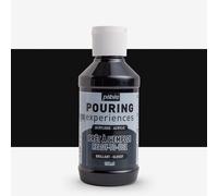 Pebeo : Pouring Experiences : Acrylic Paint : 118ml : Ivory Black
