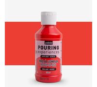 Pebeo Pouring Experiences - Ready-to-Use Premixed Acrylic Paint-Ideal for Fluid Art, Magenta, 118 ml