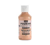 Pebeo Pouring Experiences-Ready-to-Use Premixed Acrylic Paint-Ideal for Fluid Art, Pink, 118 ml