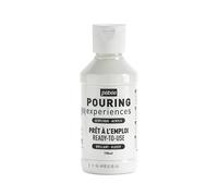 PEBEO Pouring Experiences-Ready-to-Use Premixed Acrylic Paint-Ideal for Fluid Art, Titanium White, 118 ml (Pack of 1)