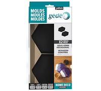Pébéo Gedeo Silicon Mould – Hexagonal Coaster – White – 3x9x13 cm