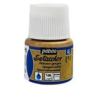 Pébéo - Setacolor 45 ml Fabric Paint - 57 Colours Available Doré chatoyant