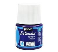 Pebeo Setacolor Fabric Paint 45ml Bottles | Light Fabrics Colour Range | NEW (Parma Violet)