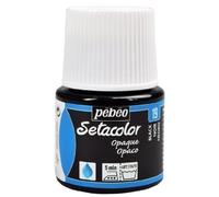 Pebeo Setacolor Fabric Paint 45ml Bottles | Opaque Colour Range | NEW (Black)