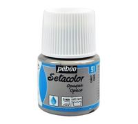 Pebeo Setacolor Fabric Paint 45ml Bottles | Opaque Colour Range | NEW (Grey)