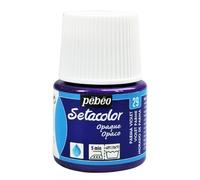 Pebeo Setacolor Fabric Paint 45ml Bottles | Opaque Colour Range | NEW (Parma Violet)