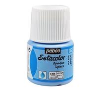 Pebeo Setacolor Fabric Paint 45ml Bottles | Opaque Colour Range | NEW (Sky Blue)