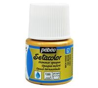 Pebeo Setacolor Fabric Paint 45ml Bottles | Shimmer Colour Range | NEW (Rich Gold)