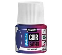 PEBEO - Setacolor Leather - Acrylic Paint for Leather and Leatherette - Customization Bag, Shoe, Sneaker - Scratch resistance, folds, rubbing - Duochrome Effect - Duochrome Pink/Blue - 45 ml