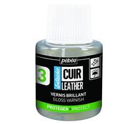 PEBEO - Setacolor Leather - Glossy Varnish for Leather - Auxiliary for Leather and Leatherette - Customization Bag, Shoe, Basket and Sneaker - Resistance to scratches, folds, rubbing - 110 ml