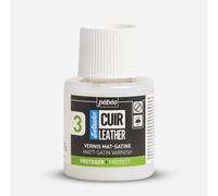 PEBEO - Setacolor Leather - Matte-Satin Varnish for Leather - Auxiliary for Leather and Leatherette - Customization Bag, Shoe, Basket and Sneaker - Resistance to scratches, folds, rubbing - 110 ml