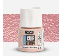 PEBEO - Setacolor Leather - Acrylic Paint for Leather and Leatherette - Customization Bag, Shoe, Sneaker - Resistance to scratches, folds, rubbing - Matt/Satin finish - Sakura Pink - 45 ml