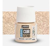 PEBEO - Setacolor Leather - Acrylic Paint for Leather and Leatherette - Customization Bag, Shoe, Sneaker - Resistance to scratches, folds, rubbing - Matt/Satin finish - Beige Pink - 45 ml