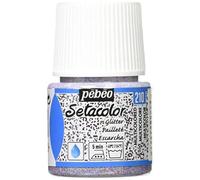 Pebeo Setacolor Light Fabrics Glitter, Fabric Paint, 45 ml Bottle - Multicolored