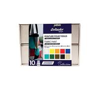 Pebeo Setacolor Opaque Collection Set, Assorted, 10X45ML
