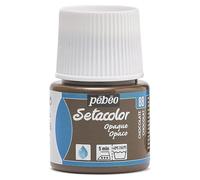 PEBEO Setacolor Opaque Fabric Paint 45-Milliliter Bottle, Chocolate,Chocolate, 295-088