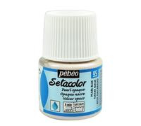 Pebeo Setacolor Opaque Fabric Paint 45-Milliliter Bottle, Pearl Blue,Pearl Blue, 202-095