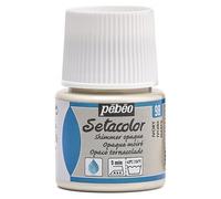 Pebeo Setacolor Opaque Fabric Paint 45-Milliliter Bottle, Shimmer Ivory