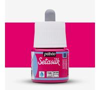 PEBEO 181-008 45 ml Setasilk Silk Painting Bottle, Raspberry