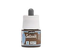 Pebeo Setasilk Chestnut 45 ml Bottle - Silk paint - 45 ml Pipette cap bottle - Chestnut, maroon