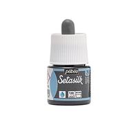 PEBEO Setasilk Ebony 45 ml Bottle - Silk paint - 45 ml Pipette cap bottle - Ebony