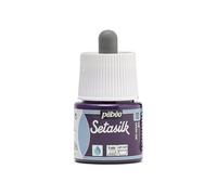 PEBEO Setasilk Iris Violet 45 ml Bottle - Silk paint - 45 ml Pipette cap bottle - Iris Violet