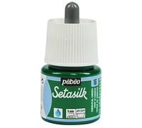 PEBEO - Setasilk Oriental Green 45 ml (Pack of 1) Bottle - Silk paint - 45 ml Pipette cap bottle - Oriental Green