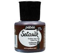 PEBEO Setasilk Silk Fabric Paint 45ml Bottle - Chestnut