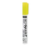 Pebeo SetaSkrib+ Fabric Felt Tip Marker, Fluorescent Yellow