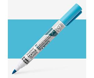 Pebeo : Setaskrib+ Fabric Marker Brush Tip : Fluorescent Blue (418)