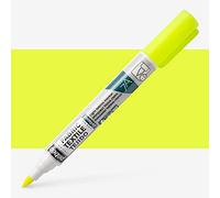 Pebeo : Setaskrib+ Fabric Marker Brush Tip : Fluorescent Yellow (414)