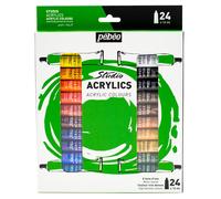 Pebeo Studio Acrylic Paint Set 24 x 12ml