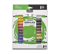 Pebeo - Studio Acrylics - Acrylic Paint Set for Professional Artists and Hobby Painters - 24 colours, 12 ml