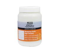 PEBEO Studio Acrylics Auxiliaries-High Density Modelling Paste 250ml jar, White, 250 ml (Pack of 1)