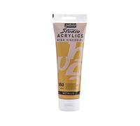 PEBEO - Studio Acrylics Fine Acrylic - Acrylic Paint - Gold Acrylic - Rich Gold, 250 ml, (Pack of 1)
