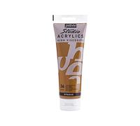 Pébéo - Studio Acrylics Fine Acrylic - Acrylic Paint - Sienna Acrylic - Raw Sienna, 250 ml