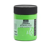 Pébéo 171043 - Studio Acrylics Fine Acrylic - Acrylic Paint - Green Acrylic - Cadmium Green Hue, 500 ml