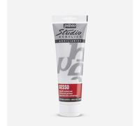 Pébéo - Studio Acrylics 250 ML Gesso - White Gesso Primer - Acrylic Paint Universal Primer to Prepare All Your Surfaces - 250 ml
