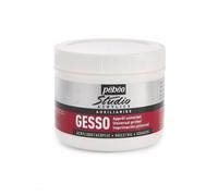 Pebeo Studio Gesso Primer Black White 250ml 500ml 1ltr artists universal coat