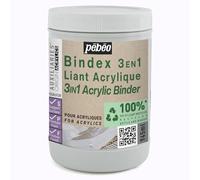 PEBEO Acrylic Binder, Studio Green Bindex 3-in-1, 946 ml, Gloss
